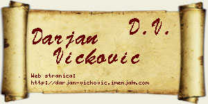 Darjan Vicković vizit kartica